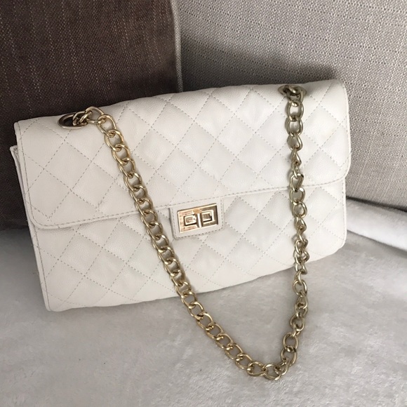 Forever 21 Handbags - Quilted White purse